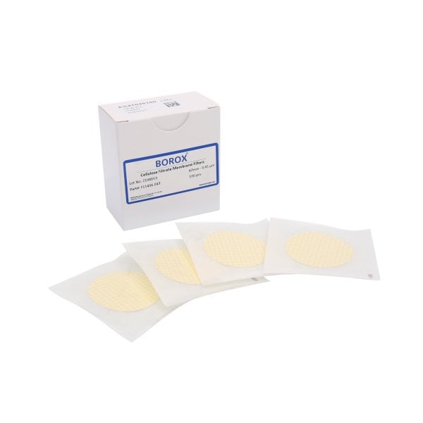 Selüloz Nitrat Membran Filtre Steril 0.45µm 47mm - 100 Adet
