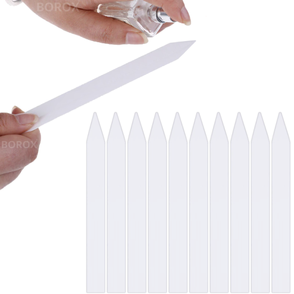 Borox Parfüm Test Kağıdı - Koku Kağıtları Çubukları 100 Adet