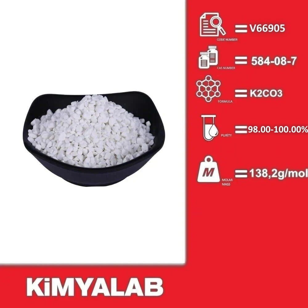 Kimyalab Potasyum Karbonat Granül - Potassium Carbonate - 5 Kg-HDPE Varil