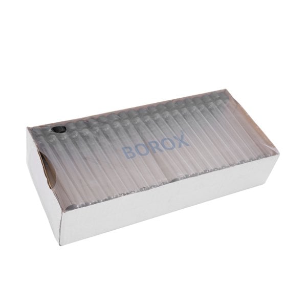 Borox Cam Deney Tüpü 16x160 mm - Kapaklı Test Tüpü 100 Adet