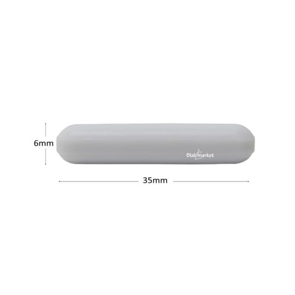 Manyetik Balık 6x35 mm - Teflon Karıştırıcı Balık Silindirik - 5 Adet Paket