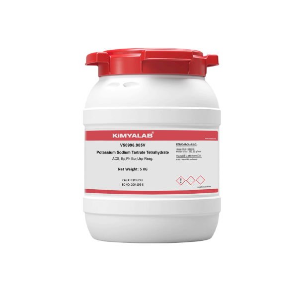 Kimyalab Potasyum Sodyum Tartarat - Potassium Sodium Tartrate Tetrahydrate - 5 Kg-HDPE Varil