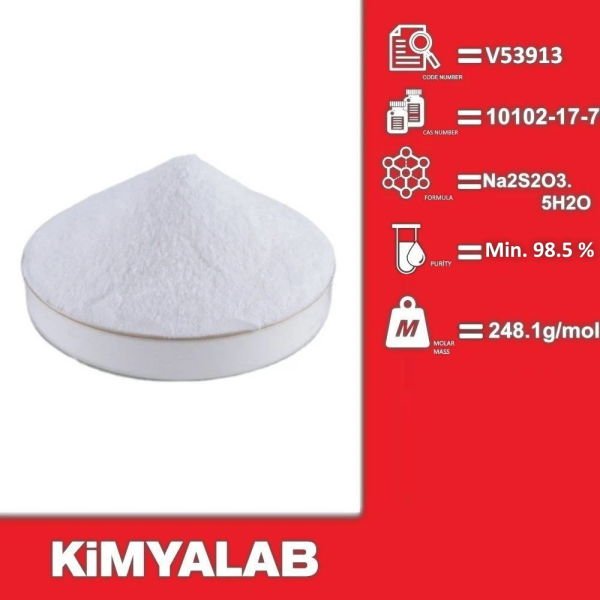 Kimyalab Sodyum Tiyosülfat Pentahidrat - Sodium Thiosulfate - 5 Kg-HDPE Varil