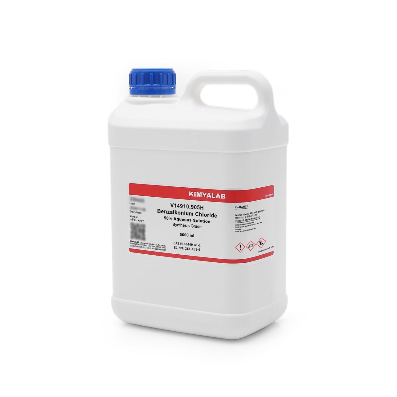 Kimyalab Benzalkonyum Klorür - 5 Litre - Benzalkonium Chloride