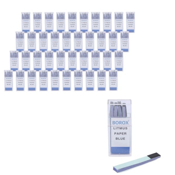Turnusol Kağıdı Mavi 100 Test Strip - Litmus Paper 50 Paket Toptan