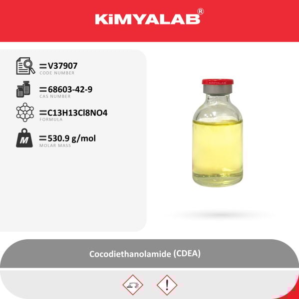 Kimyalab Kokamid DEA 1Kg - Kokomid - Hindistan Cevizi Yağı - Cocodiethanolamid CDEA - Cocoamide DEA