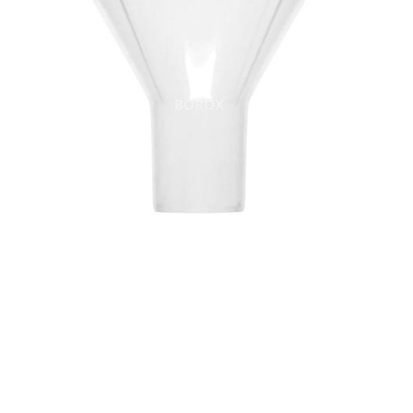 Borox Plastik Toz Huni 150mm - Laboratuvar Hunisi - Paralel Gövde - 36 Adet/Toptan
