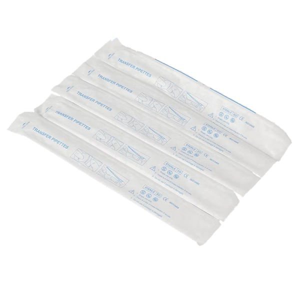 Borox Steril Pastör Pipeti - Plastik Damlalık 0.5-3ml - 2500 Adet Toptan - Tek Tek Poşetli