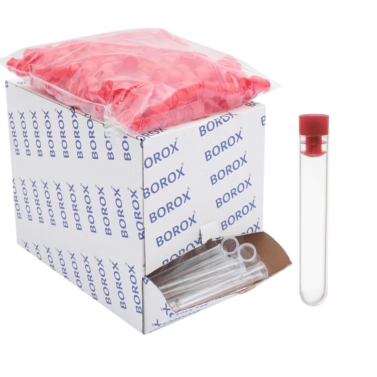 Test Tüpü P.S Kapaklı 12x75 mm - 5ml Santrifüj Tüpü 500 adet