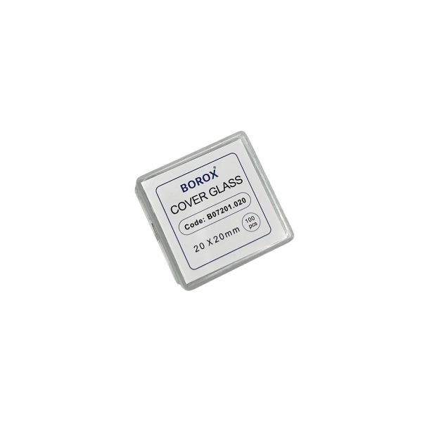 Borox Lamel 20x20mm - Mikroskop Slayt İçin 100lü Cover Glass