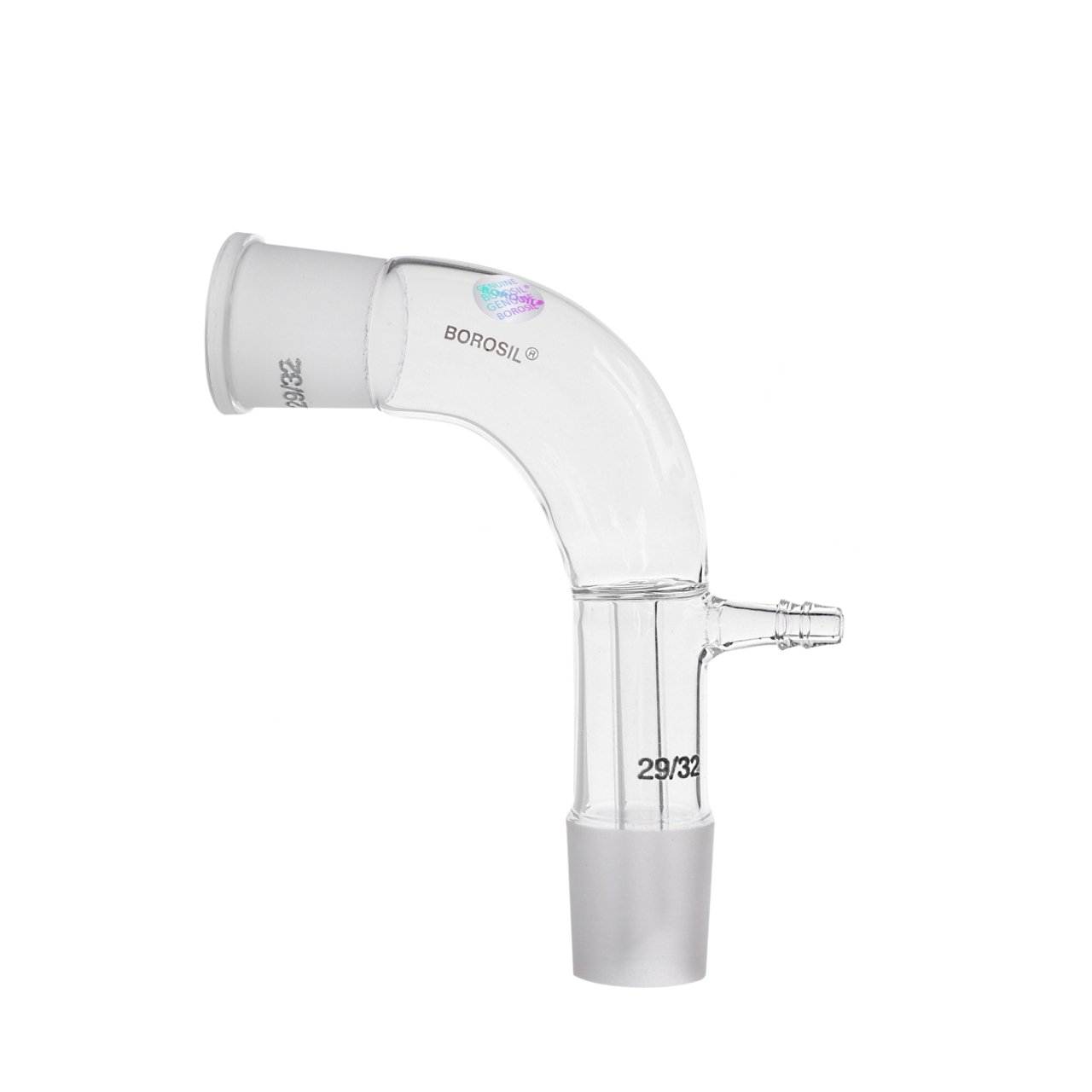 Borosil Cam Toplama Adaptörü - Vakum Girişli Adaptör 29/32