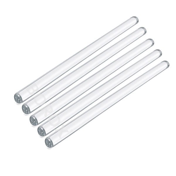 Borox Cam Baget 10x300mm - İçi Dolu Çubuk Glass Stirring Bar