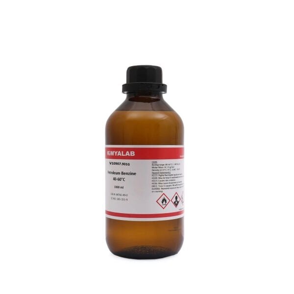 Petrol Eteri 1000 ml Cam Şişe - Petroleum Benzine 40-60C