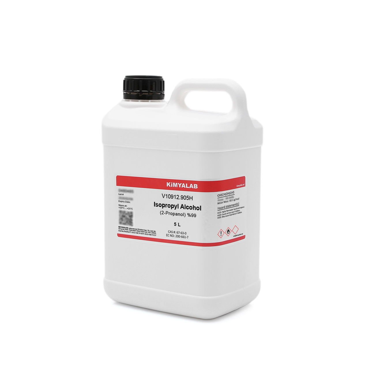 İzopropil Alkol %99 İPA 5 L - 2-Propanol - Isopropyl Alcohol