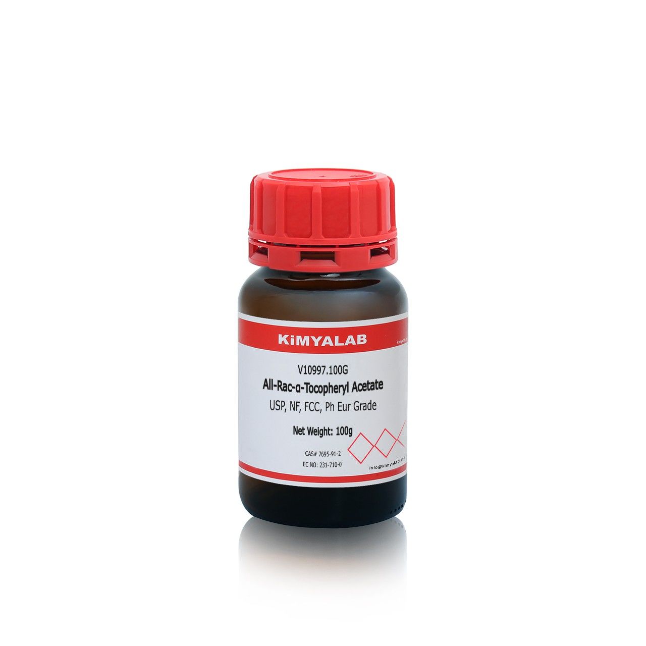 Kimyalab Tokoferil Asetat 100g - All-Rac-α-Tocopheryl Acetate