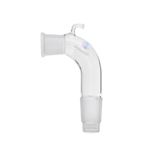 Borosil Dağıtım Adaptörü Havalandırmalı - 24/29-29/32 Kıvrık