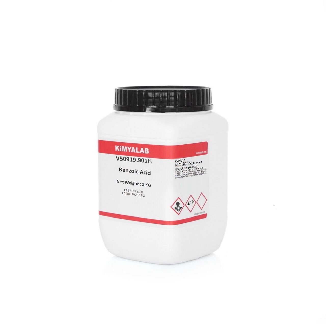 Benzoik Asit 1 kg %99 - C7H6O2 - Benzoic acid