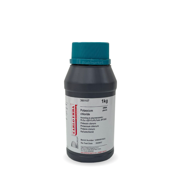 Potasyum Klorür 1 Kg Toz - Potassium Chloride KCl Alman Malı