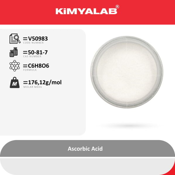 Kimyalab Askorbik Asit 500g - Ascorbic Acid - E300