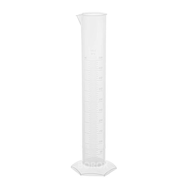 Borox Plastik Mezür 500 ml - Uzun form Kabartma Skala