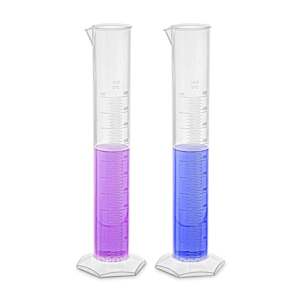 Borox Plastik Mezür 500 ml - Uzun form Kabartma Skala