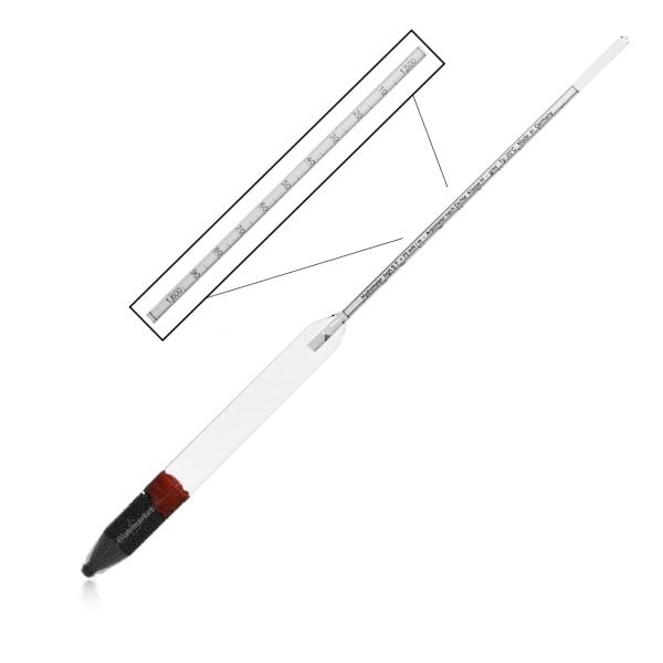 Greinorm Alman Hidrometre - Dansimetre 1.500-1.600 gr/cm3