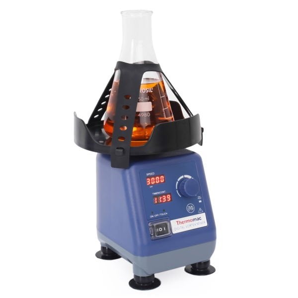 Thermomac Dijital Vorteks - 100-250ml Erlenmeyer Eki Set