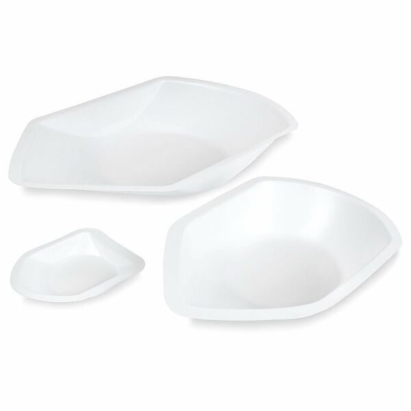 Borox PS Tartım Kabı - Plastik Kayık Form 120ml - 100adet/paket - Beyaz Renk