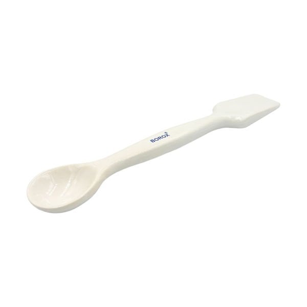 Borox Spatül 26 cm - Porselen Spatula - Laboratuvar Kaşığı