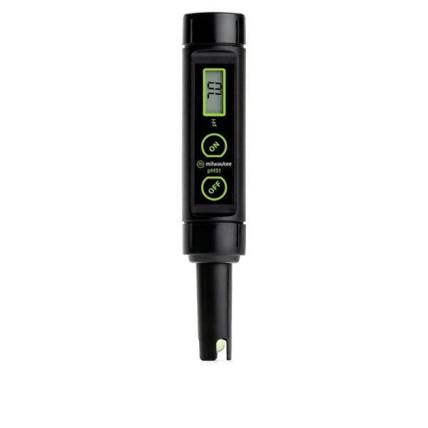 Milwaukee PH51 + C66 Değiştirilebilir Problu pH EC Metre Kiti - Su Geçirmez Tester Seti