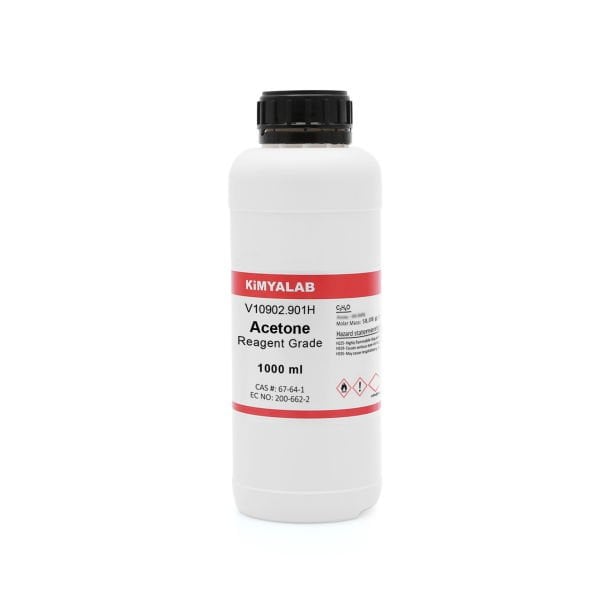 Kimyalab Aseton 1 Litre - Acetone %99,5 - Extra Pure