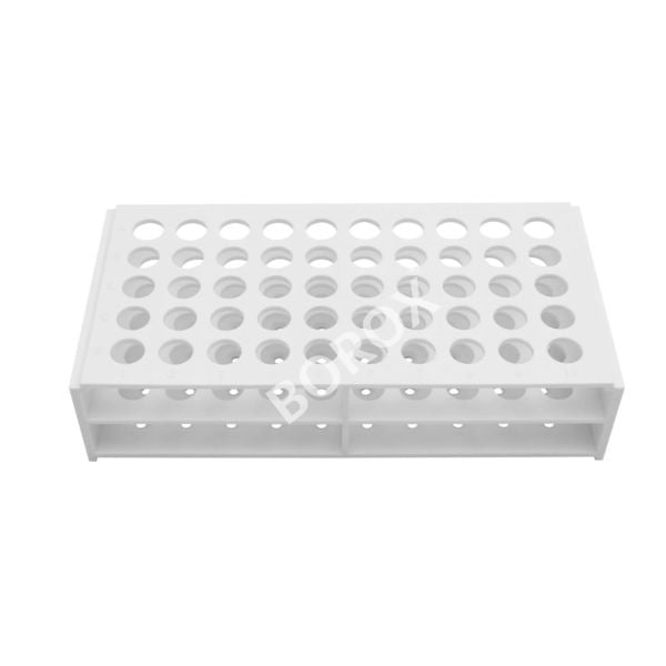 Borox Tüp Standı 50 Tüplük - Tüp Sporu Plastik Beyaz 16mm