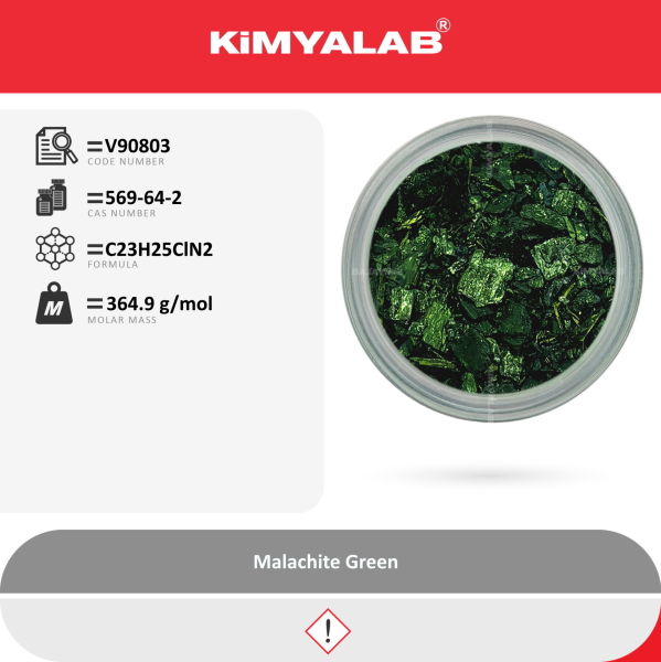 Kimyalab Malaşit Yeşili 500g - Malachite Green Crystals C. I. NO. 72449