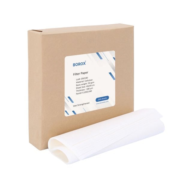 Kaba Filtre Kağıdı 40x40cm 250li Paket - Adi Süzgeç 50 gr/m2