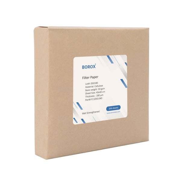 Kaba Filtre Kağıdı 40x40cm 250li Paket - Adi Süzgeç 50 gr/m2
