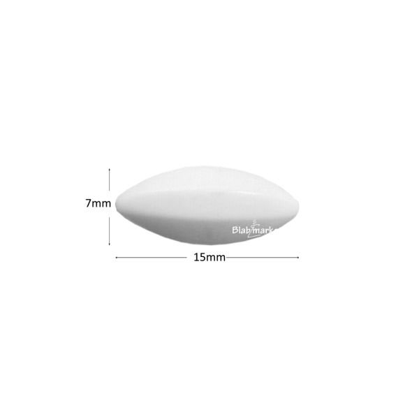 Manyetik Balık 7x15 mm - Teflon Karıştırıcı Balık Zeytin - 10 Adet Paket