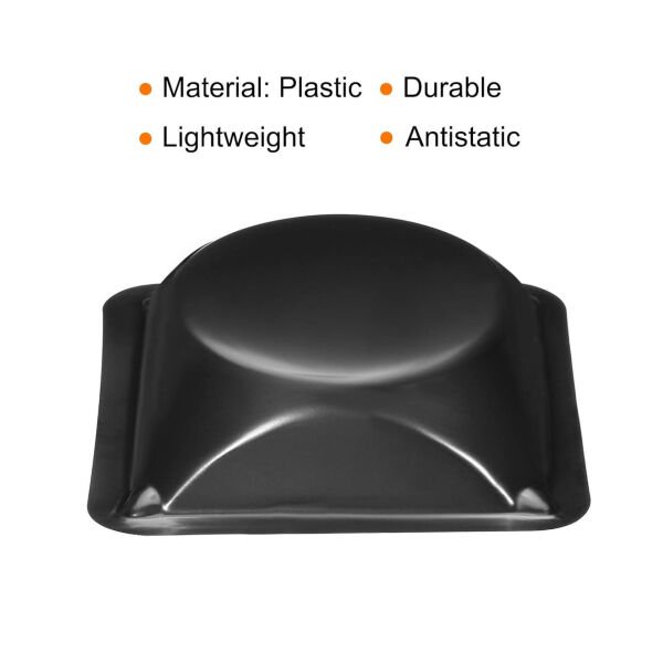 Borox PS Tartım Kabı - Plastik Kare Form 100ml - 500adet/paket - Siyah Renk