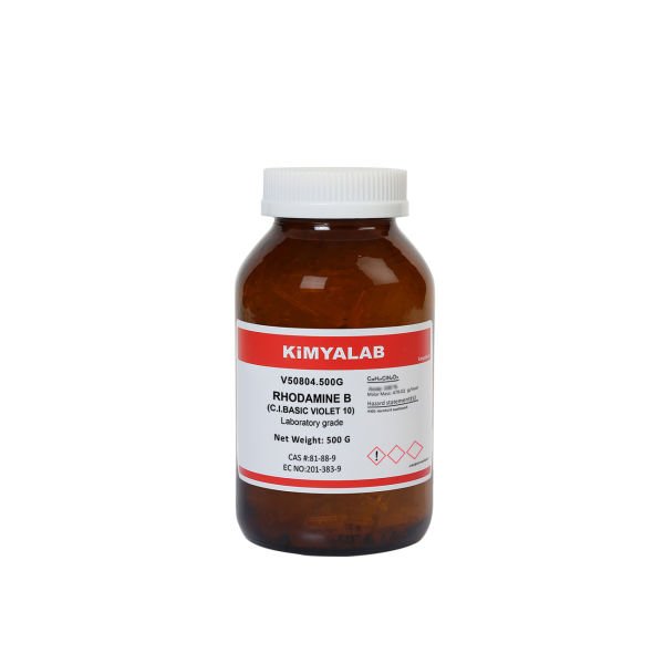 Kimyalab Rodamin B 500g - Rhodamine B (C.I.BASIC VIOLET 10)
