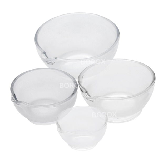 Borox Cam Havan Tokmaklı 120 mm - Havan ve Eli - 1 set-paket