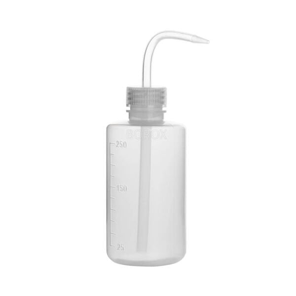 Borox Piset 250 ml - Yıkama Şişesi - Şeffaf - PE Plastik
