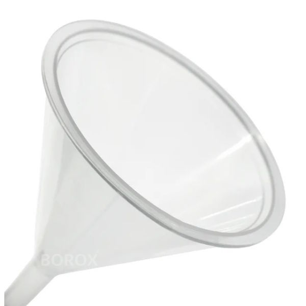 Borox Plastik Analitik Huni 100mm - Laboratuvar Hunisi