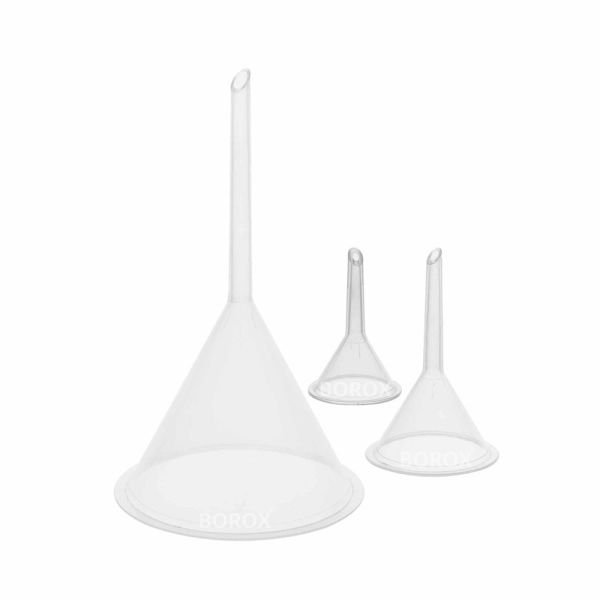 Borox Plastik Analitik Huni 100mm - Laboratuvar Hunisi