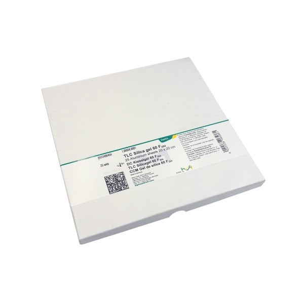 Silika Jel 25 units- Silica Gel 60 F254 25 Tlc Aluminium Sheets 20 X 20 Cm Merck 105554.0001