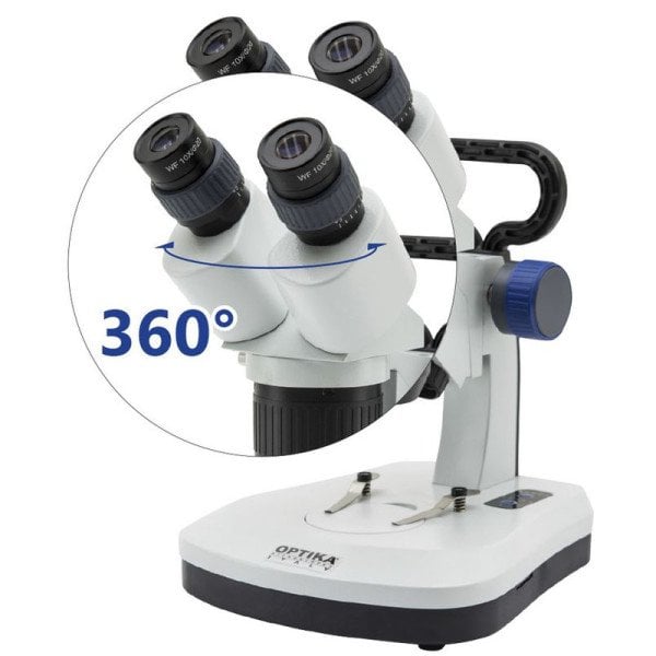 OPTIKA SFX-33 Binoküler Stereo Mikroskop - LED Öğrenci Mikroskobu 40x - Dokunmatik Panelli