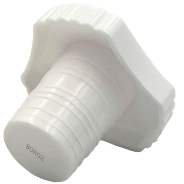 Borox Plastik Tıpa 24/29 Şilifli - Sızdırmaz PP Kapak - Üçgen Form