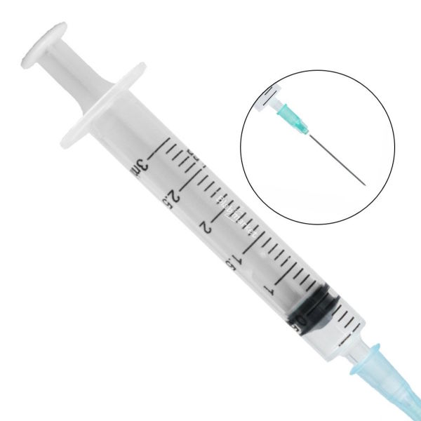 Enjektör Steril 3cc - Şırınga 3ml - 3 Parça - 250 Adet/paket