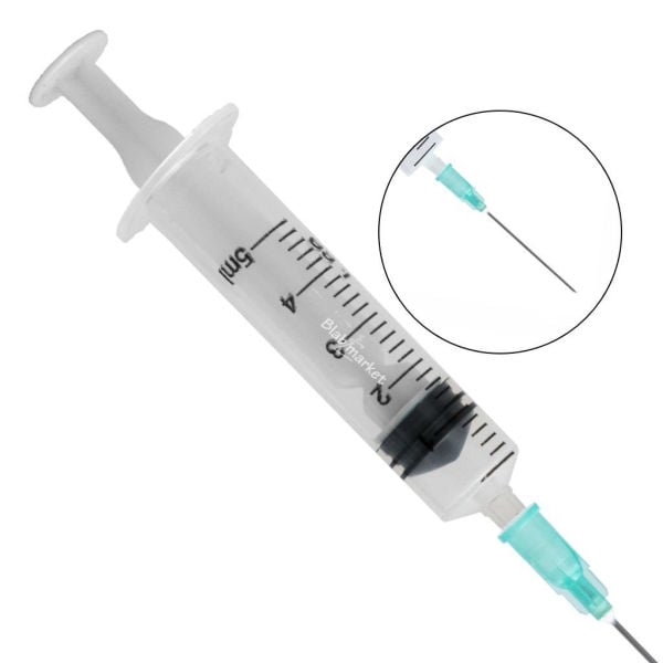 Enjektör Steril 5cc - Şırınga 5ml - 3 Parça - 100 Adet/paket