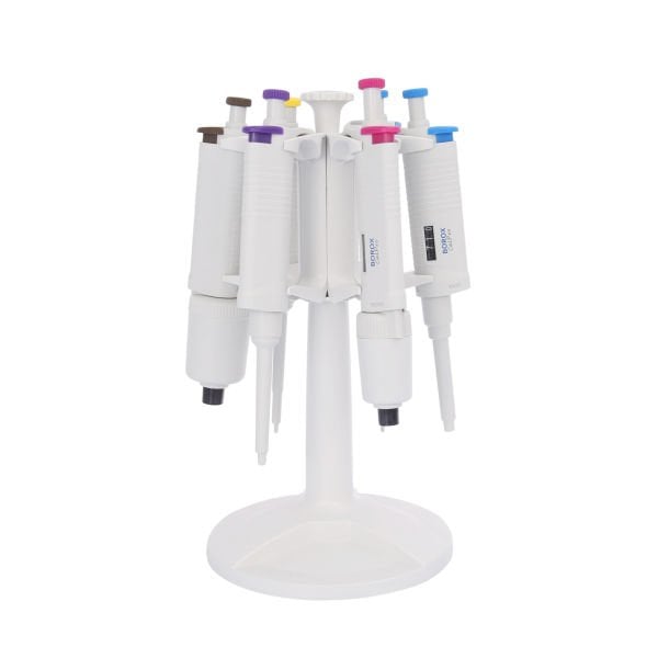 Borox Pipet Standı Karusel - CalPro Otomatik Pipet Standı 6lı