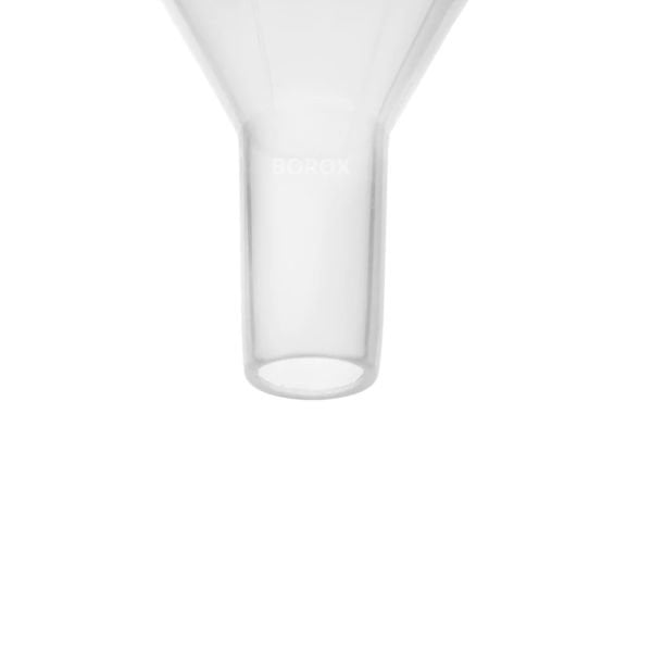 Borox Plastik Toz Huni 65mm - Laboratuvar Hunisi - Paralel Gövde
