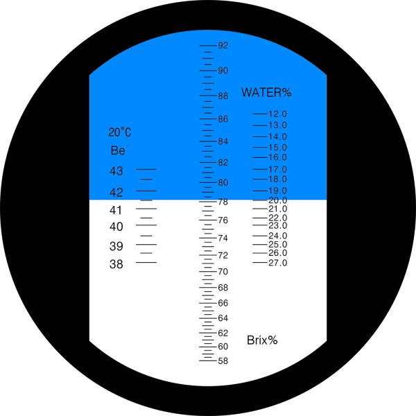 ATC BX92B Bal Refraktometre - Reçel Bal Ölçer - 58-90% Brix